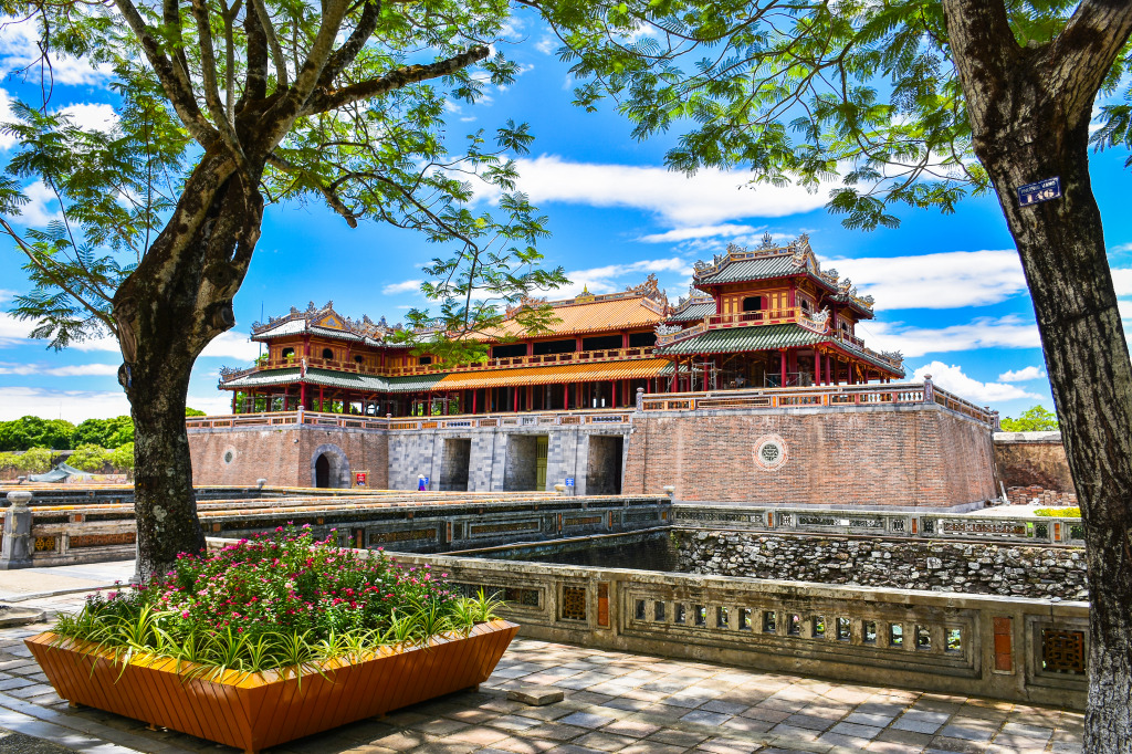 Dai Noi Palace Complex, Hue, Vietnam jigsaw puzzle in Castles puzzles on TheJigsawPuzzles.com