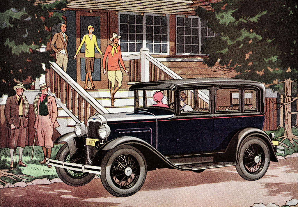 1930 Ford Model A jigsaw puzzle in Cars & Bikes puzzles on TheJigsawPuzzles.com