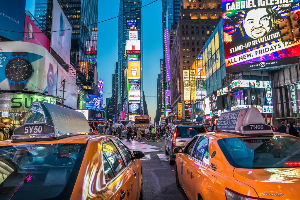 Times Square, New York City jigsaw puzzle in Street View puzzles on TheJigsawPuzzles.com