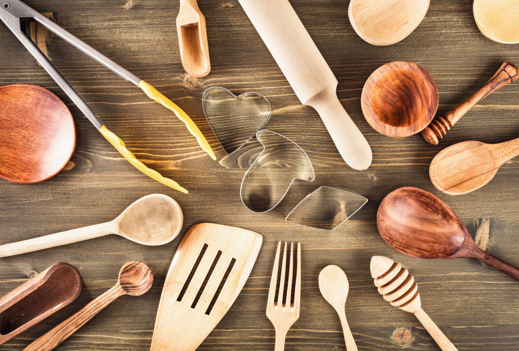 Kitchen Utensils jigsaw puzzle in Food & Bakery puzzles on TheJigsawPuzzles.com