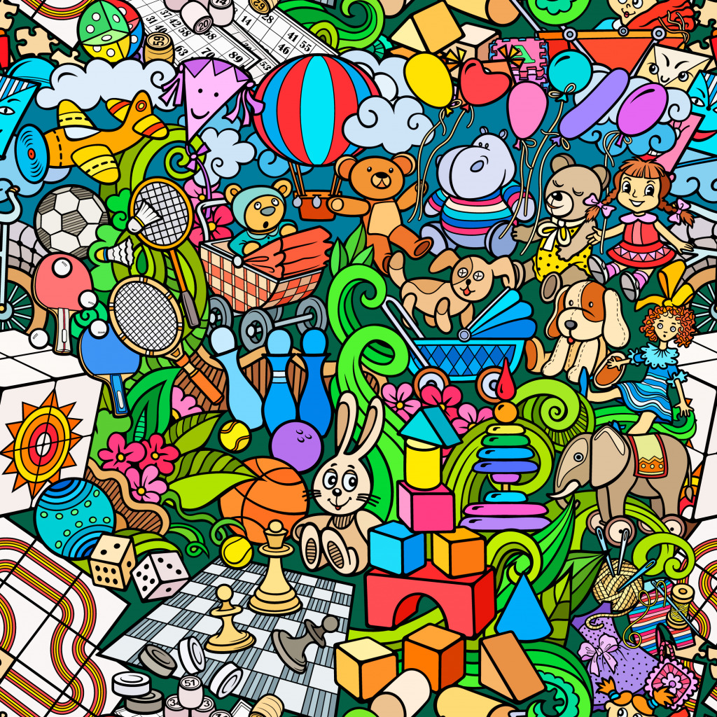 Kids Toys jigsaw puzzle in Kids Puzzles puzzles on TheJigsawPuzzles.com