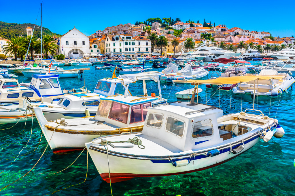 Hvar Old Town, Croatia jigsaw puzzle in Great Sightings puzzles on TheJigsawPuzzles.com