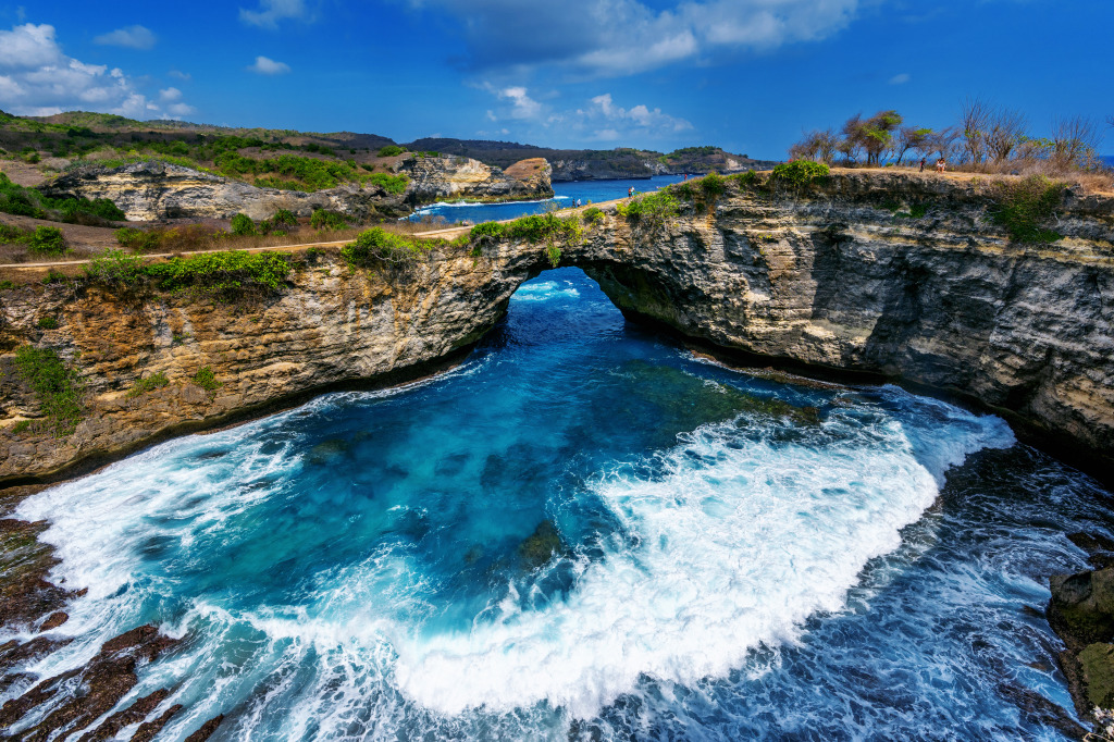 Broken Beach in Nusa Penida Island, Bali jigsaw puzzle in Great Sightings puzzles on TheJigsawPuzzles.com