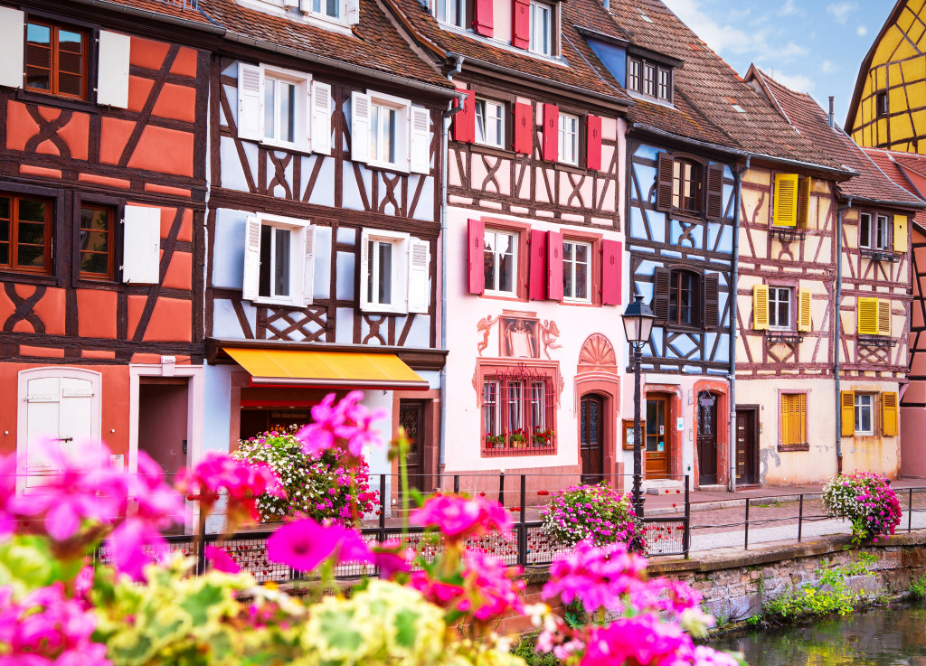 Town of Colmar, Alsace, France jigsaw puzzle in Puzzle of the Day puzzles on TheJigsawPuzzles.com