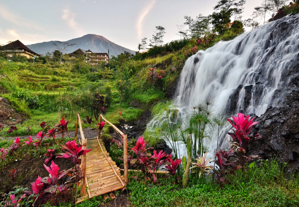 Waterfall in Indonesia jigsaw puzzle in Waterfalls puzzles on TheJigsawPuzzles.com