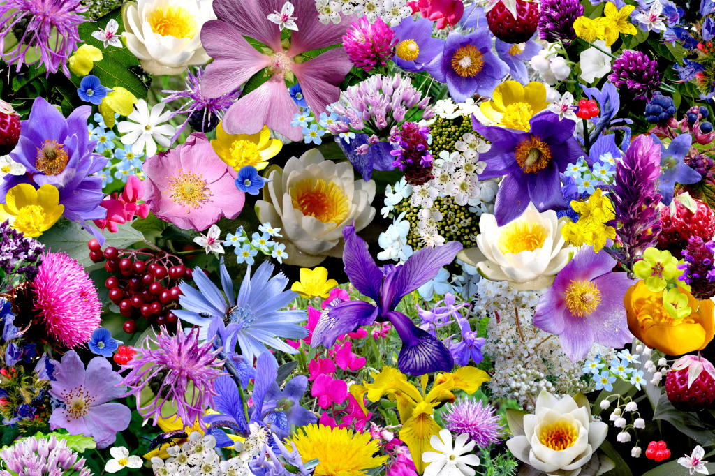 Spring Flowers jigsaw puzzle in Flowers puzzles on TheJigsawPuzzles.com