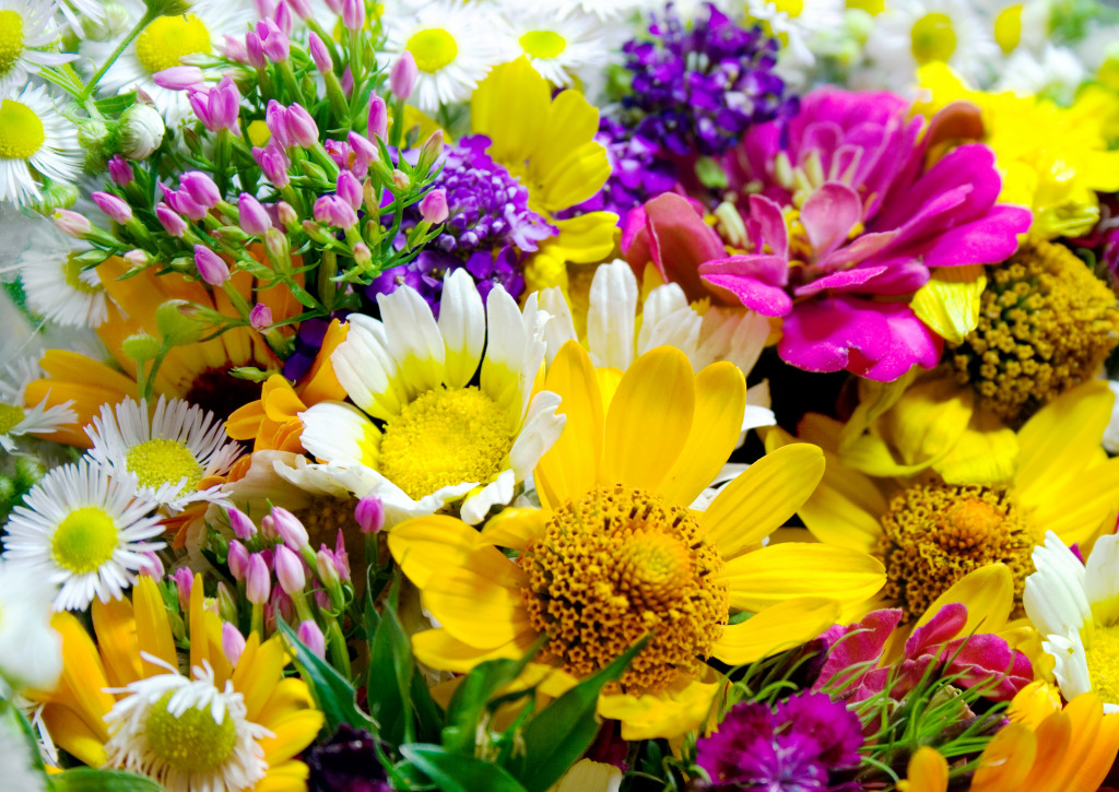 Bright Flowers jigsaw puzzle in Flowers puzzles on TheJigsawPuzzles.com