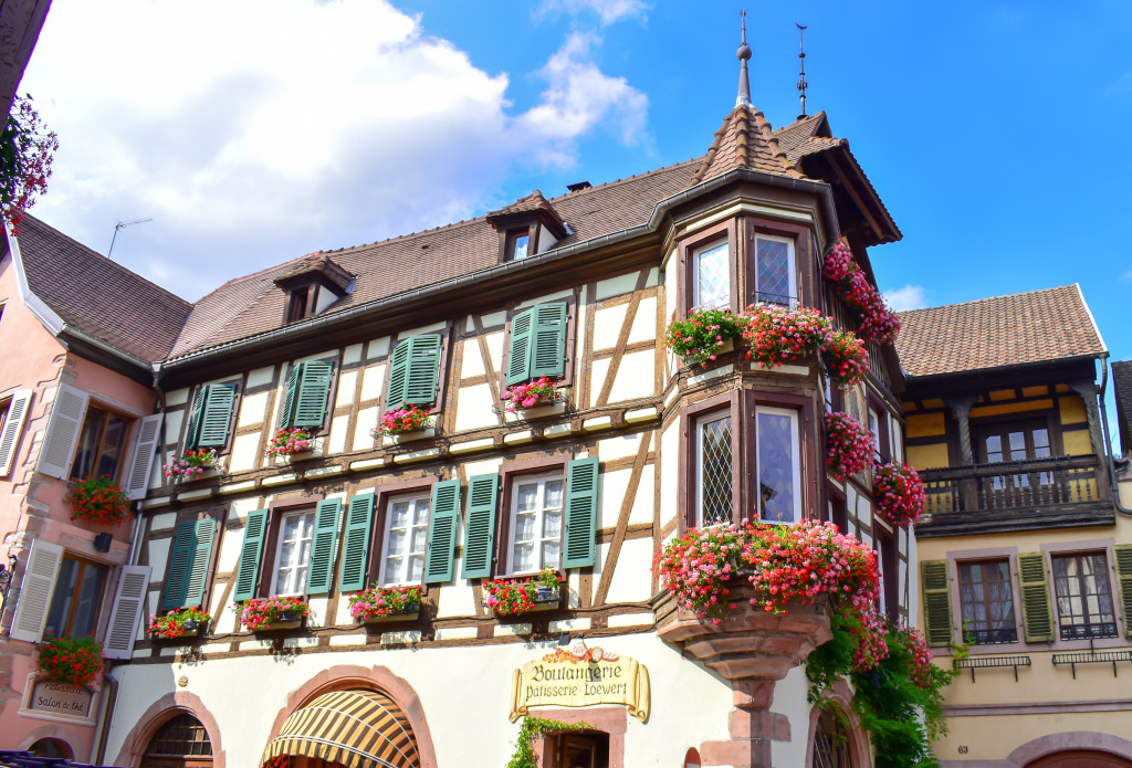 Kaysersberg-Vignoble, France jigsaw puzzle in Street View puzzles on TheJigsawPuzzles.com