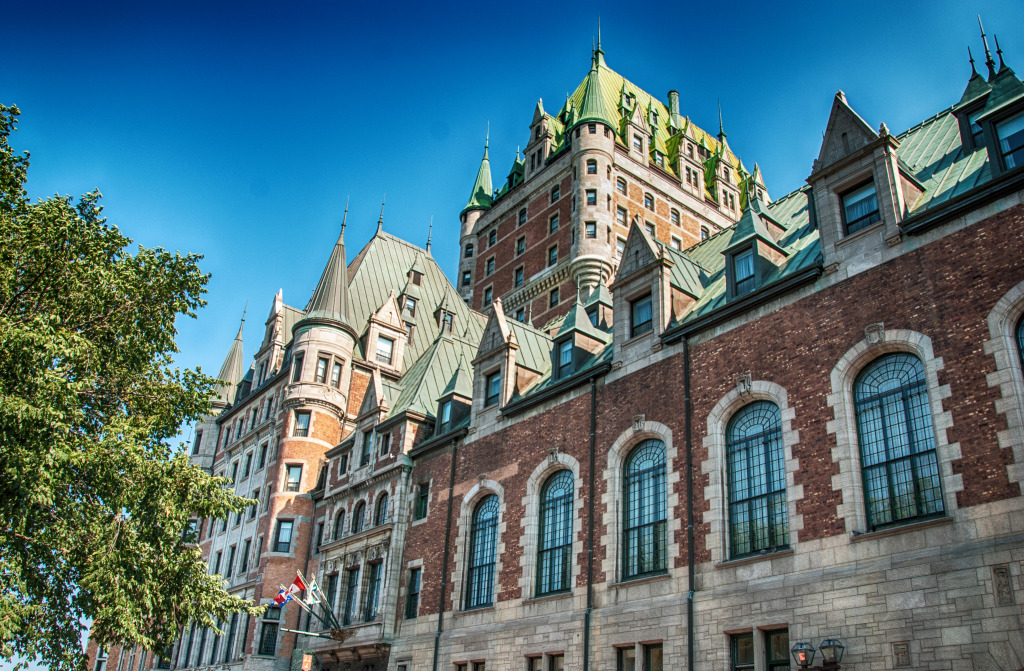 Chateau de Frontenac, Quebec City, Canada jigsaw puzzle in Castles puzzles on TheJigsawPuzzles.com