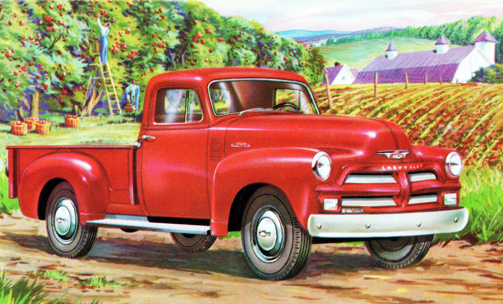1954 Chevrolet Pickup jigsaw puzzle in Cars & Bikes puzzles on TheJigsawPuzzles.com