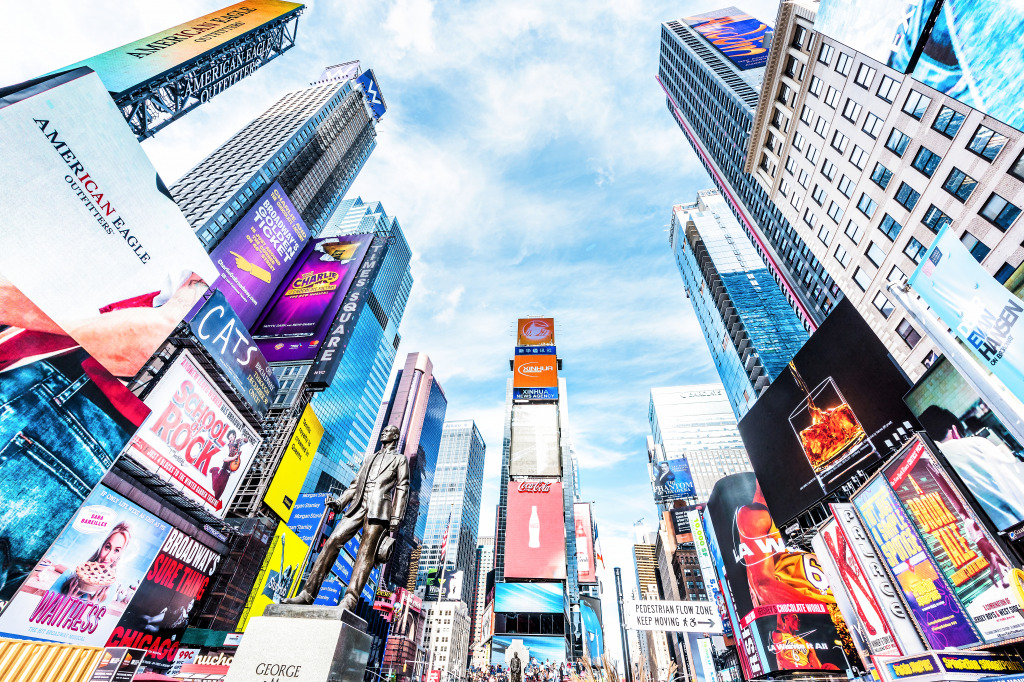 Times Square, New York City jigsaw puzzle in Street View puzzles on TheJigsawPuzzles.com