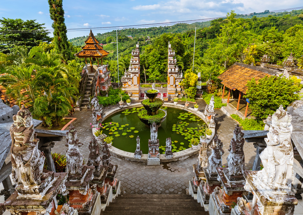 Buddhist Temple of Banjar, Bali Island jigsaw puzzle in Puzzle of the Day puzzles on TheJigsawPuzzles.com