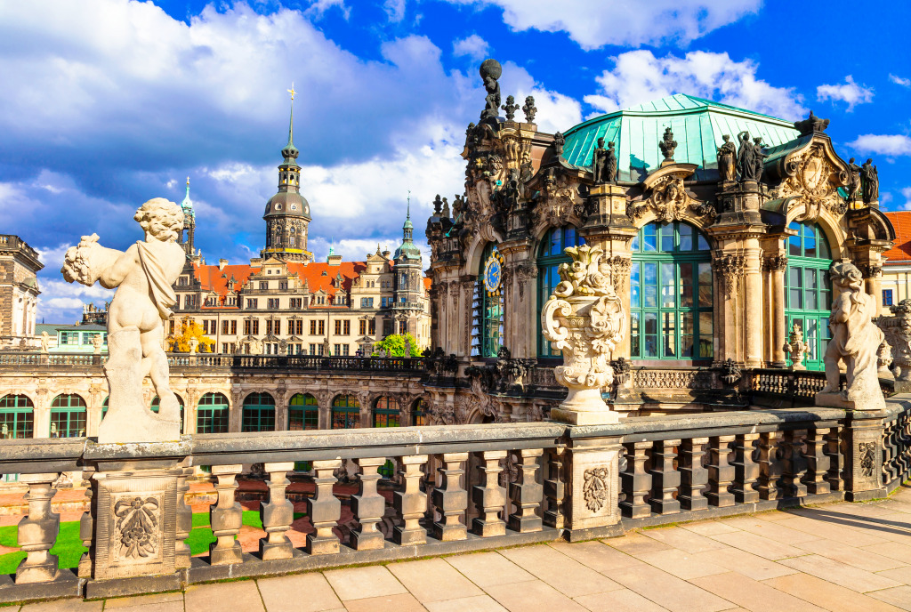 Zwinger Museum and Gallery, Dresden, Germany jigsaw puzzle in Puzzle of the Day puzzles on TheJigsawPuzzles.com