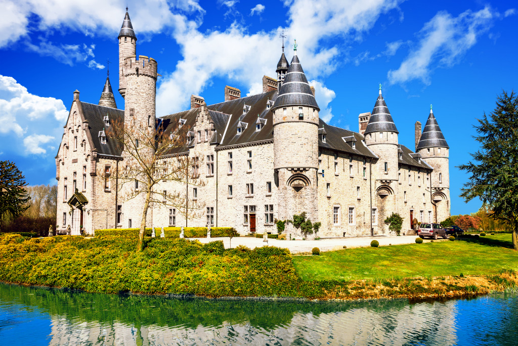 Marnix Castle, Belgium jigsaw puzzle in Castles puzzles on TheJigsawPuzzles.com