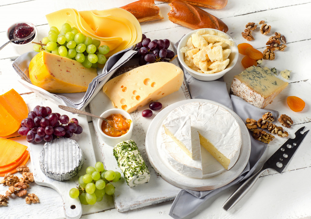Cheese Plate jigsaw puzzle in Food & Bakery puzzles on TheJigsawPuzzles.com