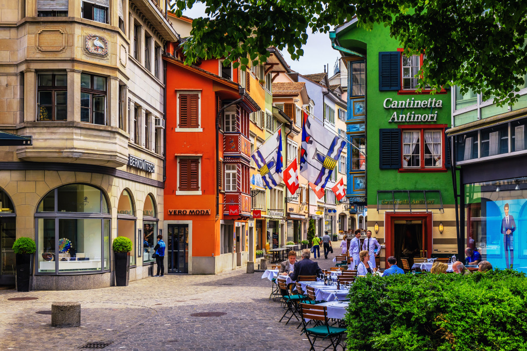 Zurich Old Town, Switzerland jigsaw puzzle in Street View puzzles on TheJigsawPuzzles.com