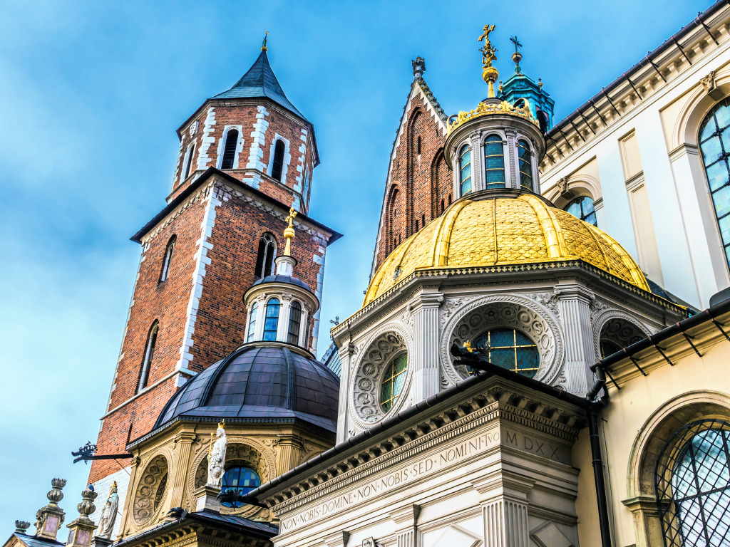 Royal Wawel Castle, Krakow, Poland jigsaw puzzle in Castles puzzles on TheJigsawPuzzles.com