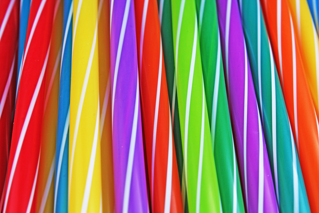 Fancy Straws jigsaw puzzle in Macro puzzles on TheJigsawPuzzles.com