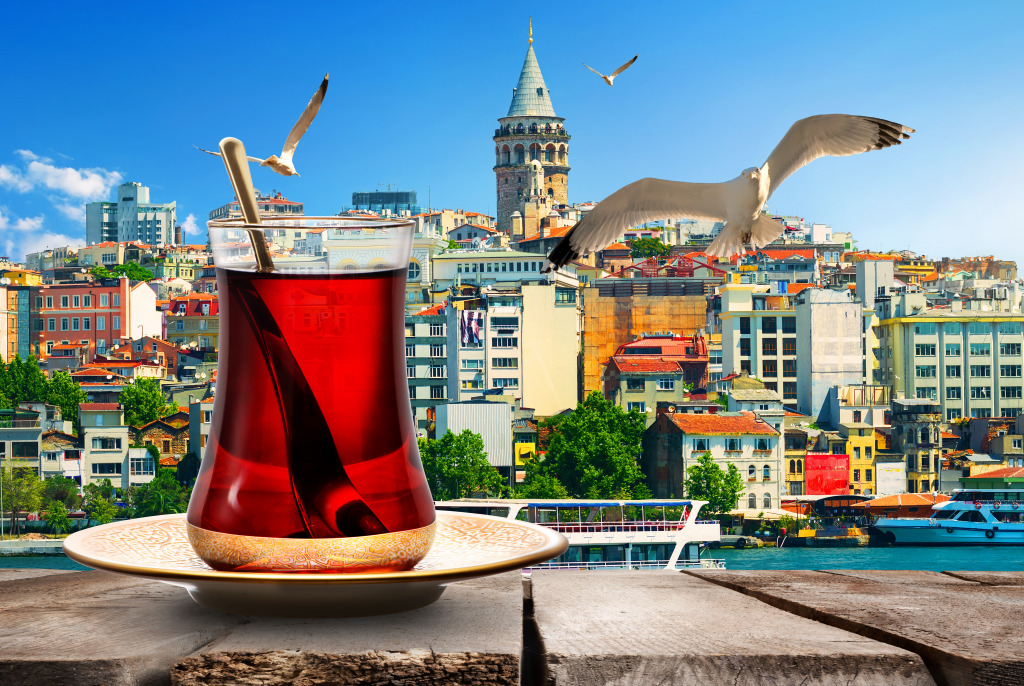 Golden Horn Bay, Turkey jigsaw puzzle in Street View puzzles on TheJigsawPuzzles.com