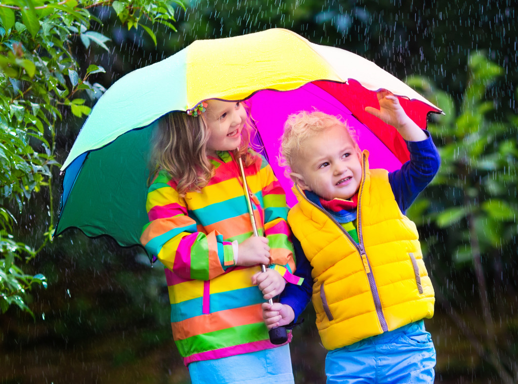 Summer Rain jigsaw puzzle in People puzzles on TheJigsawPuzzles.com
