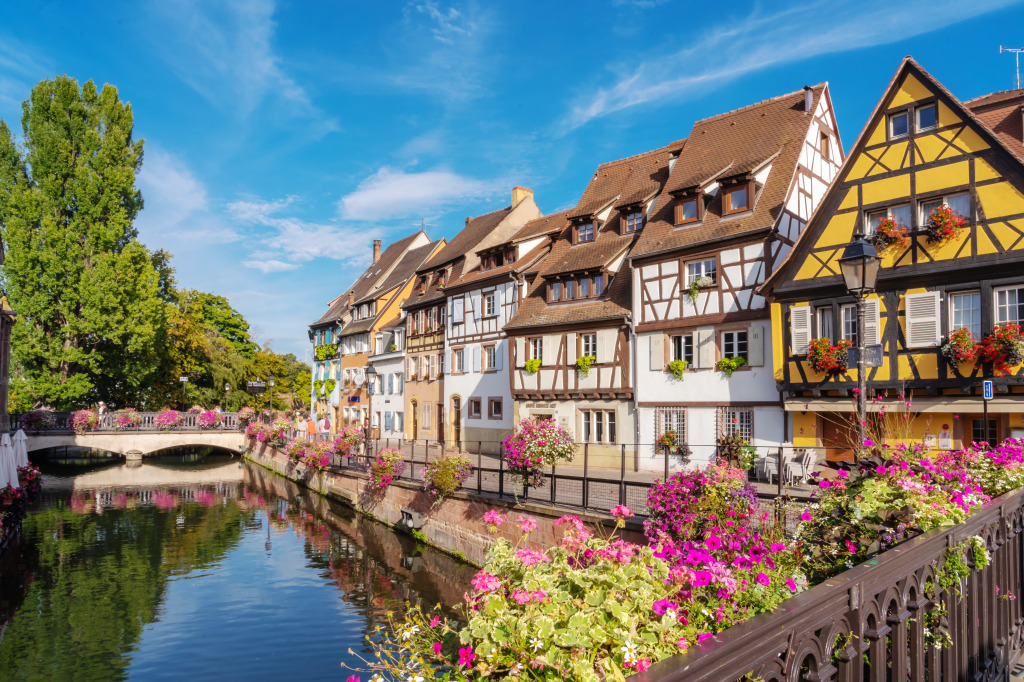 Little Venice in Colmar, France jigsaw puzzle in Bridges puzzles on TheJigsawPuzzles.com