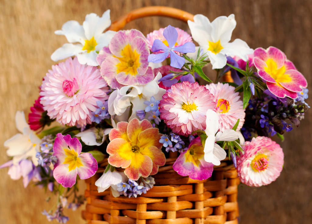 Bouquet of Spring Flowers jigsaw puzzle in Flowers puzzles on TheJigsawPuzzles.com