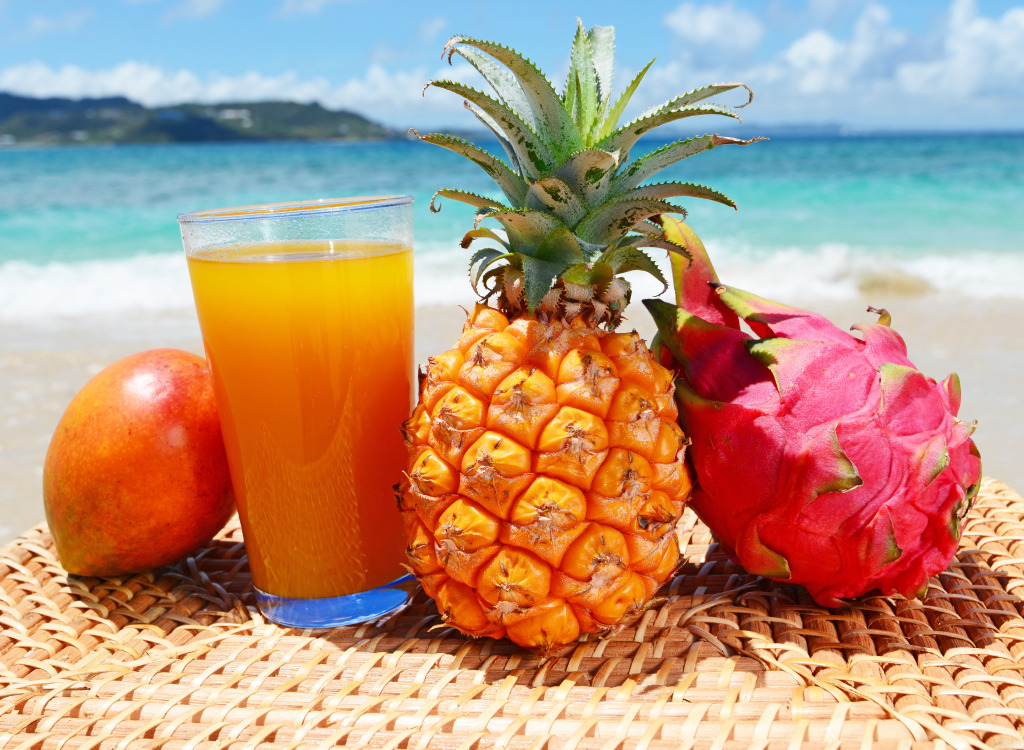 Tropical Fruits jigsaw puzzle in Fruits & Veggies puzzles on TheJigsawPuzzles.com