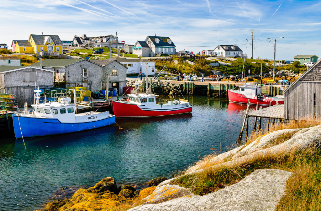 Peggy's Cove, Nova Scotia, Canada jigsaw puzzle in Great Sightings puzzles on TheJigsawPuzzles.com