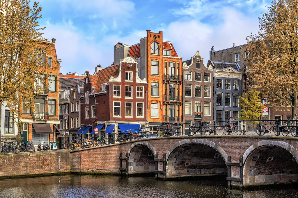 Amsterdam, The Netherlands jigsaw puzzle in Bridges puzzles on TheJigsawPuzzles.com