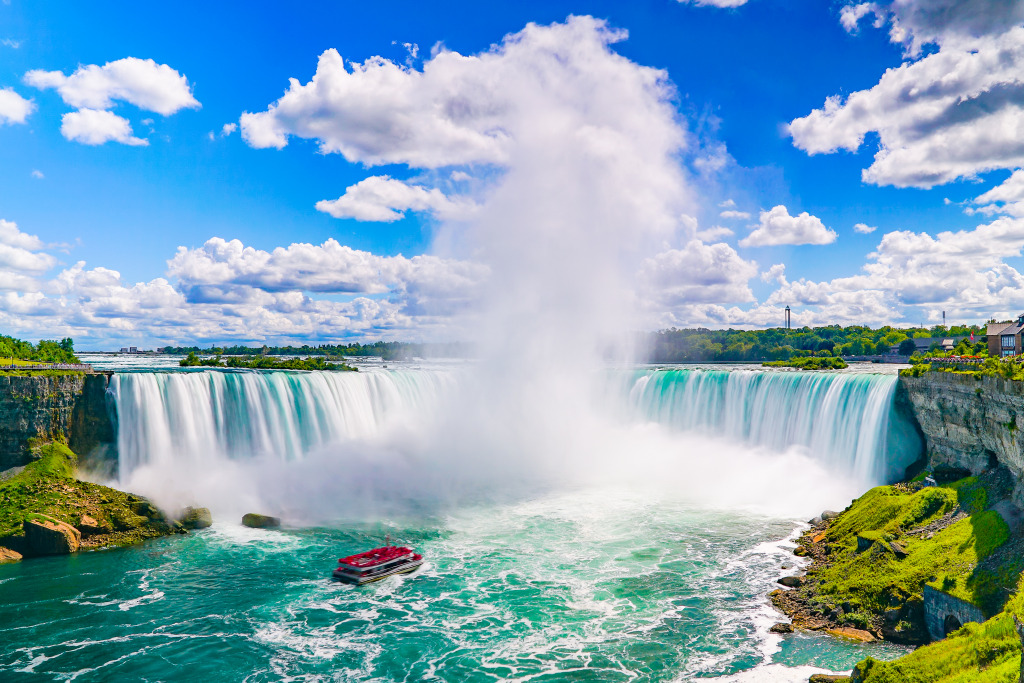 Niagara Falls jigsaw puzzle in Waterfalls puzzles on TheJigsawPuzzles.com