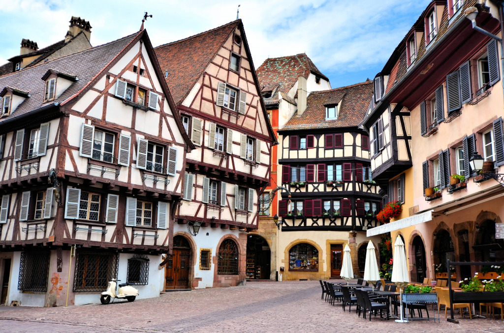 Alsatian city of Colmar, France jigsaw puzzle in Street View puzzles on TheJigsawPuzzles.com