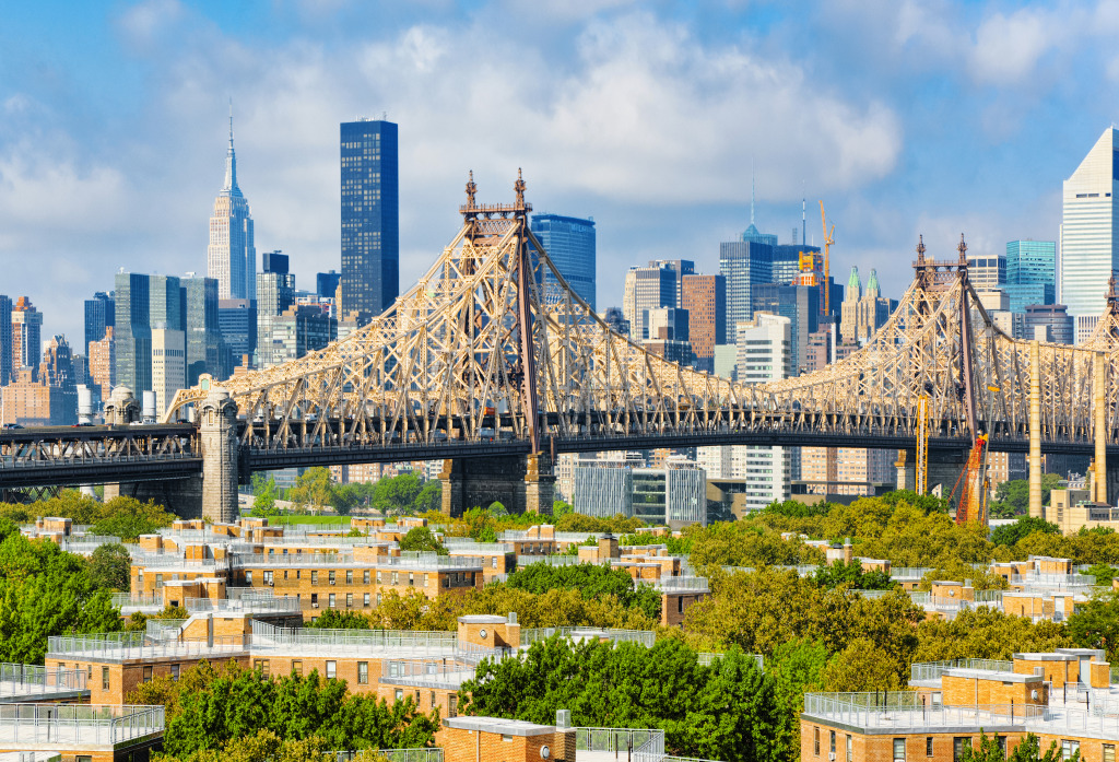 Queensboro Bridge, New York City jigsaw puzzle in Bridges puzzles on TheJigsawPuzzles.com