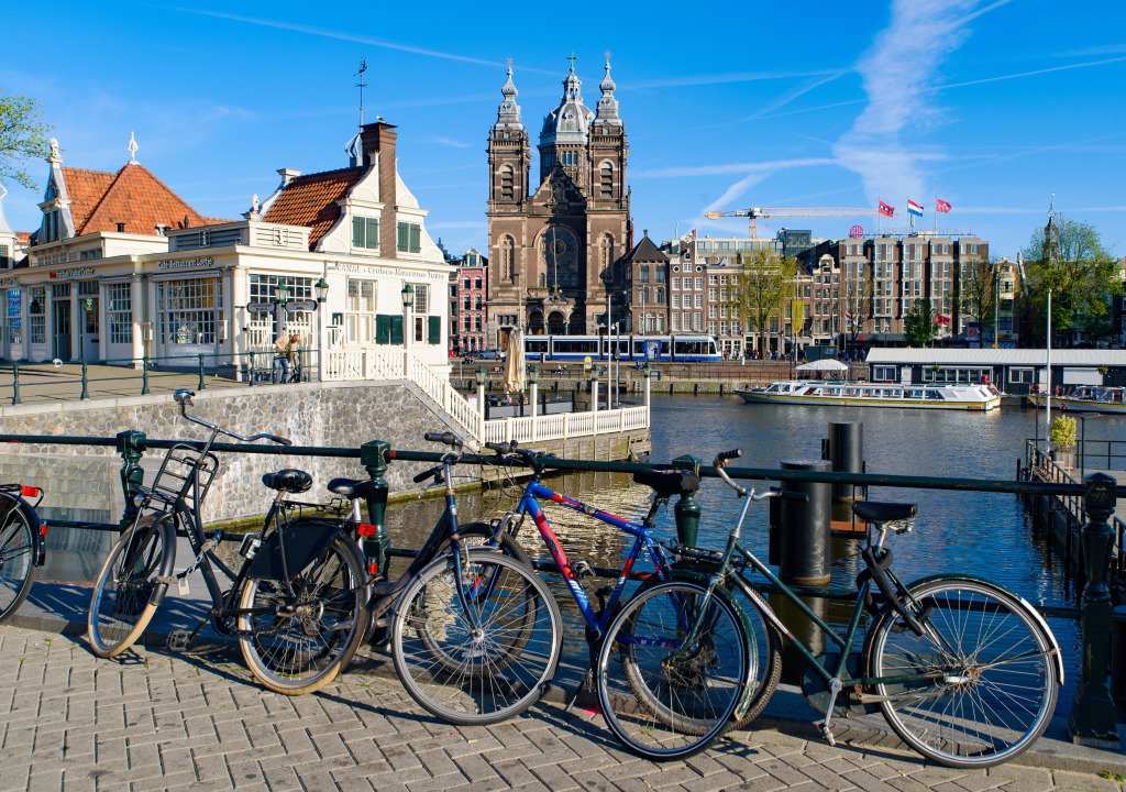 Amsterdam, The Netherlands jigsaw puzzle in Bridges puzzles on TheJigsawPuzzles.com