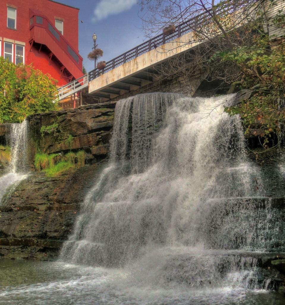 Just below Chagrin Falls, Ohio jigsaw puzzle in Waterfalls puzzles on TheJigsawPuzzles.com