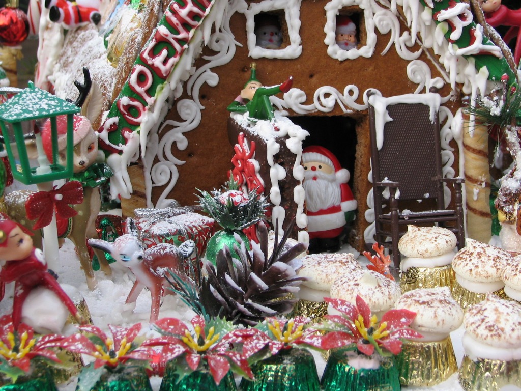 Hi, Santa! jigsaw puzzle in Food & Bakery puzzles on TheJigsawPuzzles.com