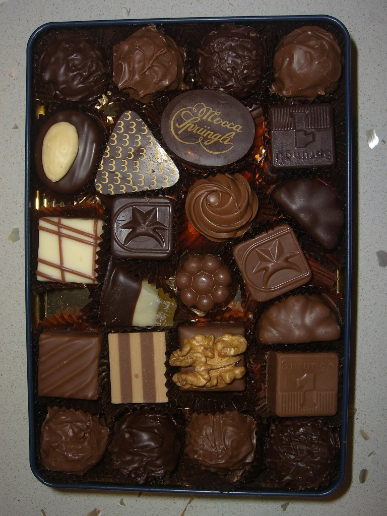 Swiss Chocolates jigsaw puzzle in Food & Bakery puzzles on TheJigsawPuzzles.com