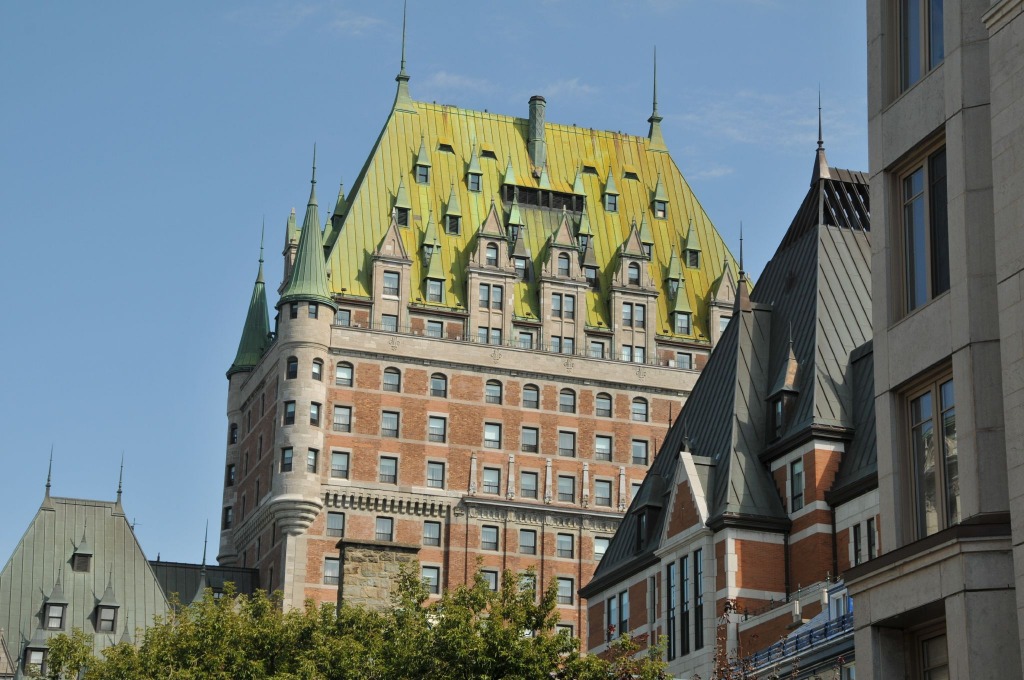 Chateau Frontenac, Québec jigsaw puzzle in Castles puzzles on TheJigsawPuzzles.com