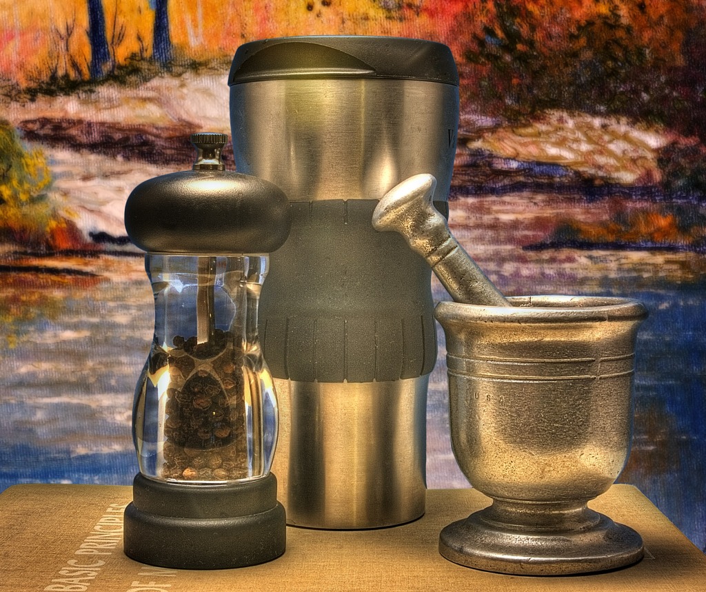 Grinders with Coffee jigsaw puzzle in Puzzle of the Day puzzles on TheJigsawPuzzles.com