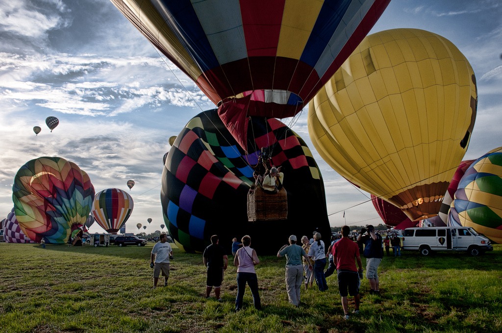 NJ Balloon Festival jigsaw puzzle in Puzzle of the Day puzzles on TheJigsawPuzzles.com