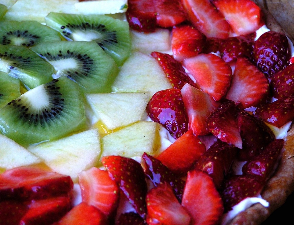 Glazed Fruit Tart jigsaw puzzle in Food & Bakery puzzles on TheJigsawPuzzles.com