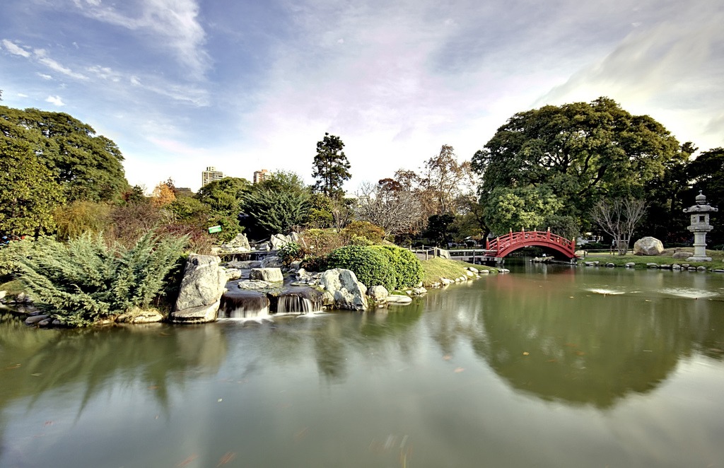 Japanese Garden jigsaw puzzle in Waterfalls puzzles on TheJigsawPuzzles.com