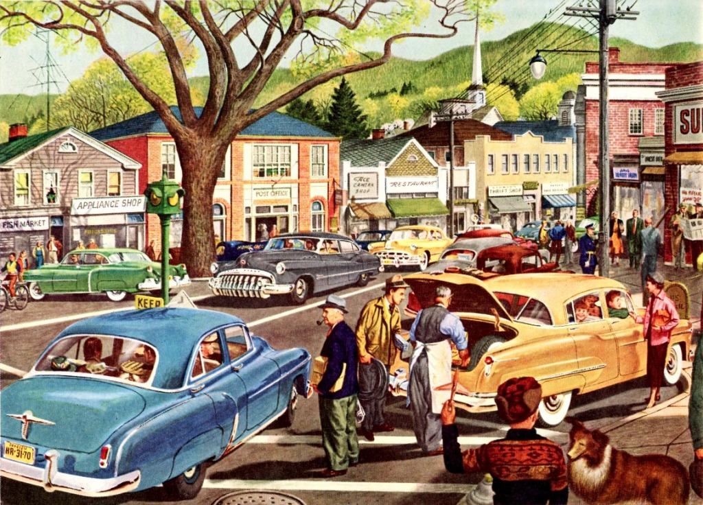 1950 General Motors Ad jigsaw puzzle in Cars & Bikes puzzles on TheJigsawPuzzles.com