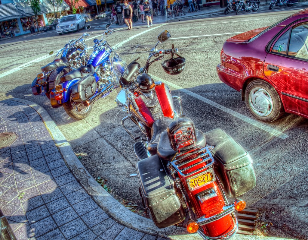 Three Bikes jigsaw puzzle in Cars & Bikes puzzles on TheJigsawPuzzles.com