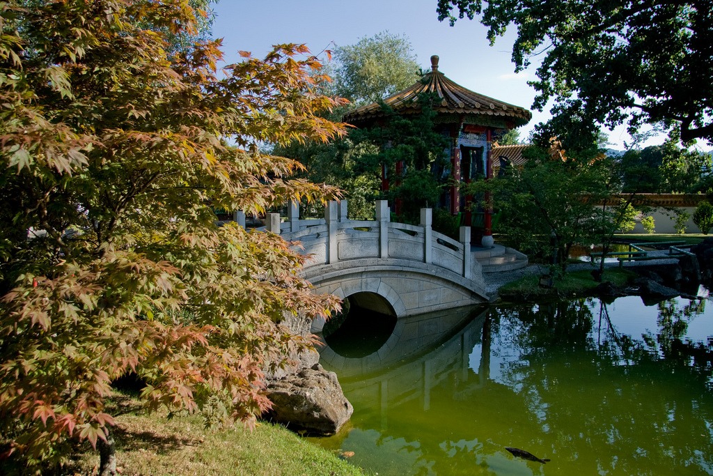 Chinese Garden jigsaw puzzle in Bridges puzzles on TheJigsawPuzzles.com