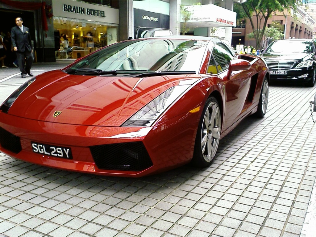 Lamborghini Gallardo Spyder jigsaw puzzle in Puzzle of the Day puzzles on TheJigsawPuzzles.com