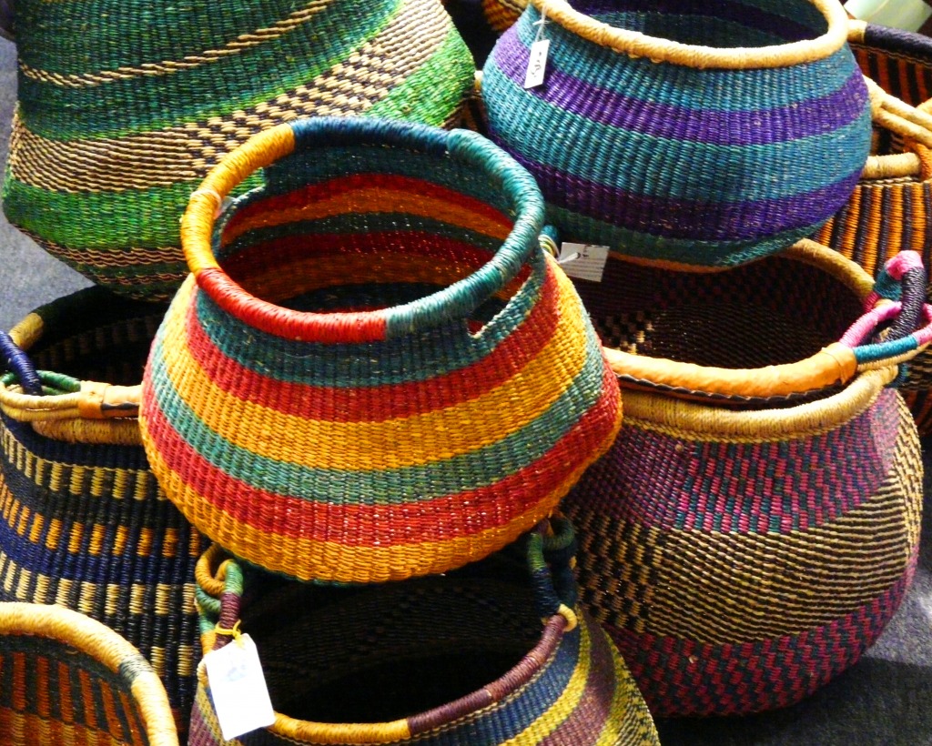 Baskets, Senegal Fair jigsaw puzzle in Handmade puzzles on TheJigsawPuzzles.com