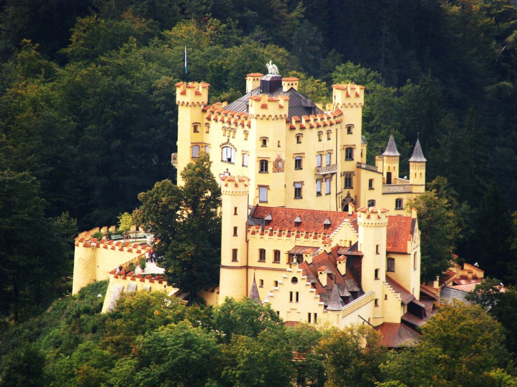 Hohenschwangau Castle, Germany jigsaw puzzle in Castles puzzles on TheJigsawPuzzles.com