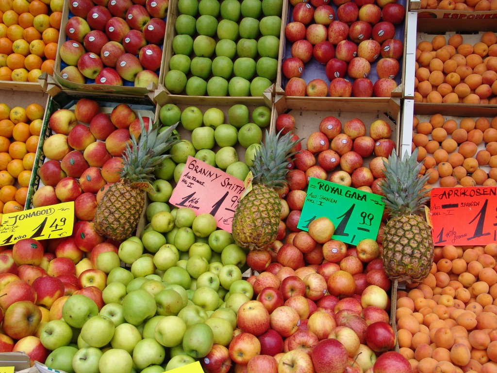 Fruit Market jigsaw puzzle in Fruits & Veggies puzzles on TheJigsawPuzzles.com