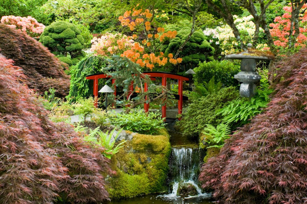 Japanese Garden jigsaw puzzle in Bridges puzzles on TheJigsawPuzzles.com