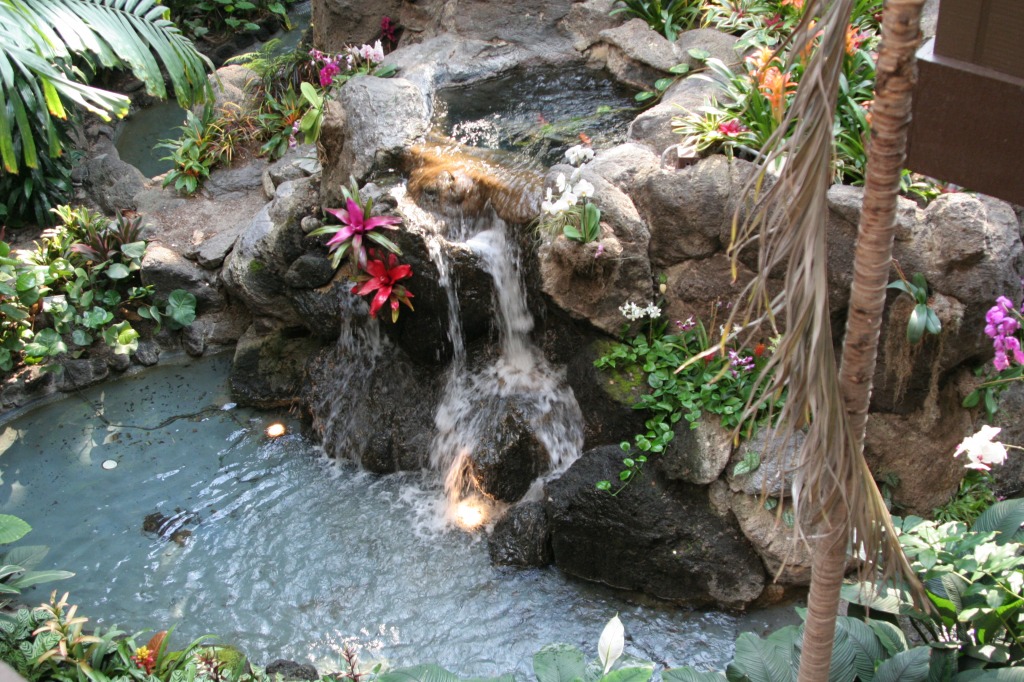 Polynesian Resort Waterfall jigsaw puzzle in Waterfalls puzzles on TheJigsawPuzzles.com